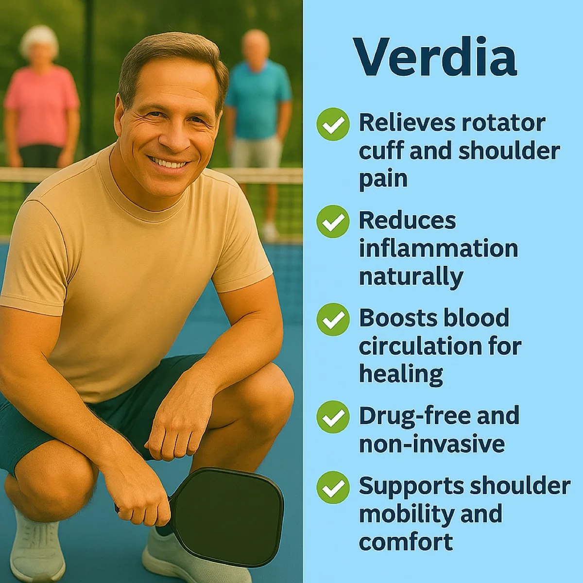 VerdiaShoulder benefits